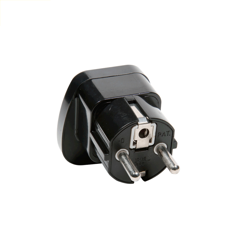 European 2 flat pin type plug universal travel plug adapter-1