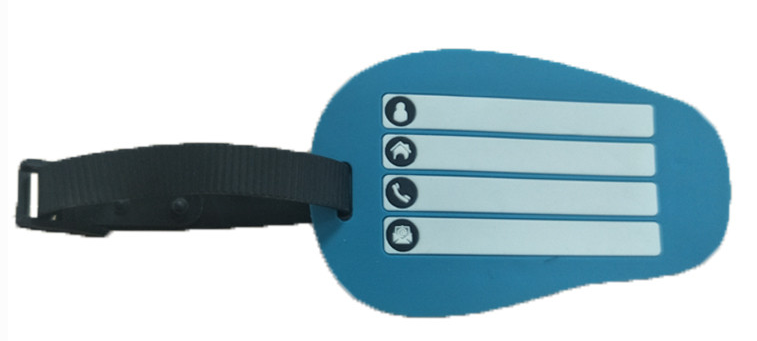 Small Rubber Luggage Tag (5)