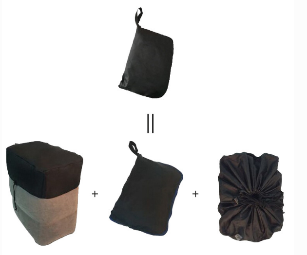 16437A Comfortable PVC Flocking Foot Rest Pillow 10