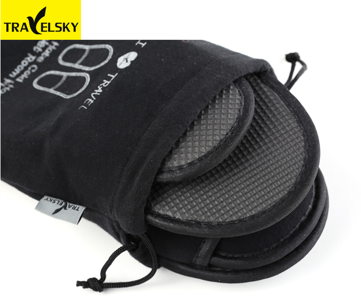 16302 Cotton Fabric Foldable Slippers 7