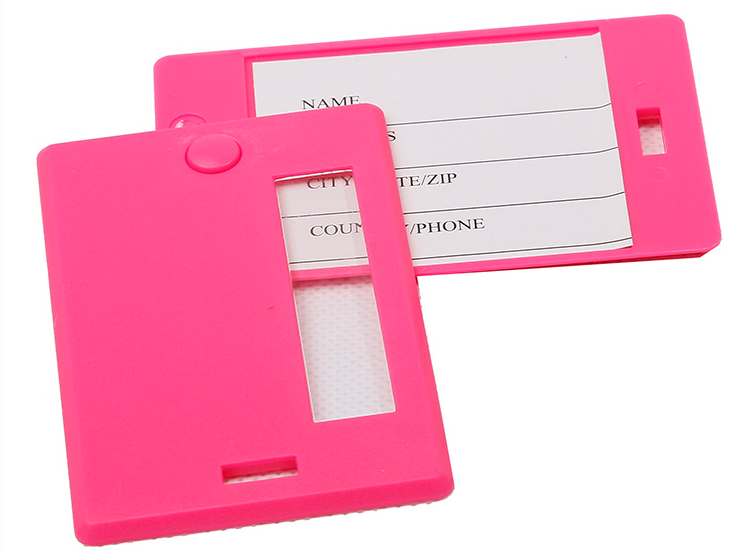 Colored ABS Luggage Tag (2)
