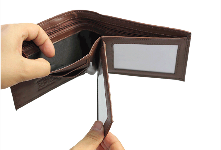 PU Men Wallet with Advanced RFID Secure 13588A-1