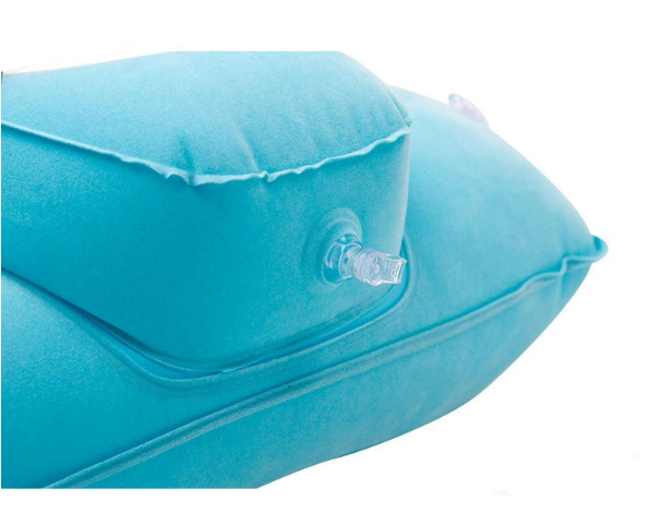 Flocked Vinyl Inflatable Neck Pillow 5