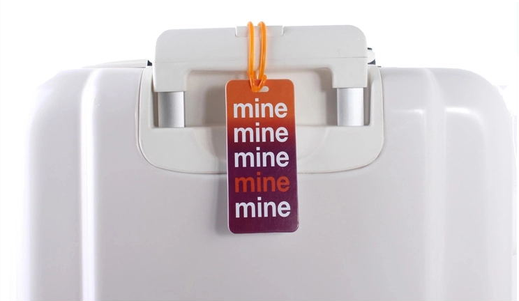 Customized Plastic Luggage Tag