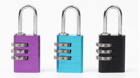 combination luggage padlock 13001B (8)